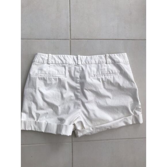 Talbots Cuffed Shorts Cotton Stretch High Waist - Picture 5 of 8